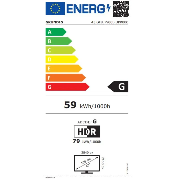 Televizor GRUNDIG 43GFU7800B LED UHD 4K android SMART TV (T2 HEVC/S2)