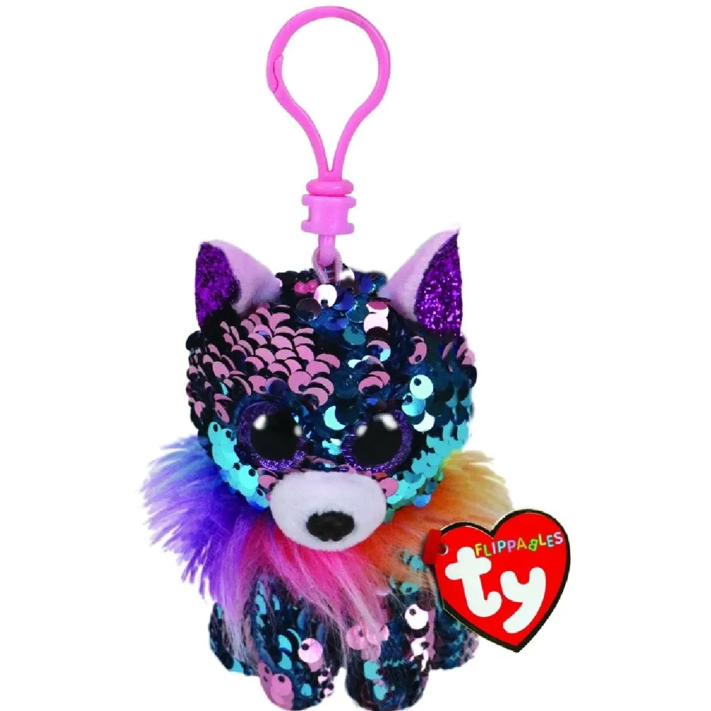 Privjesak plišani TY Boos Flippables Yappy 8,5 cm- TY 35318