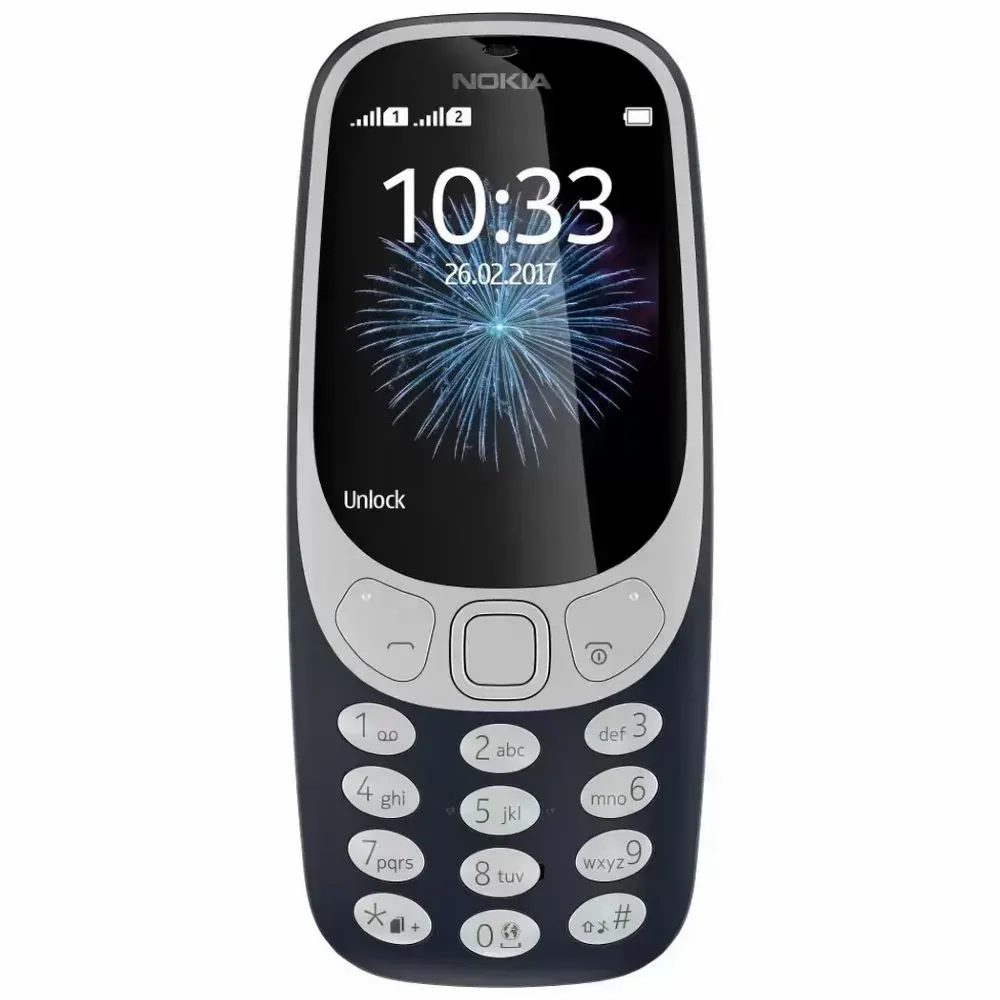 Mobitel NOKIA 3310 dual SIM plava (POVRAT OD KUPCA)