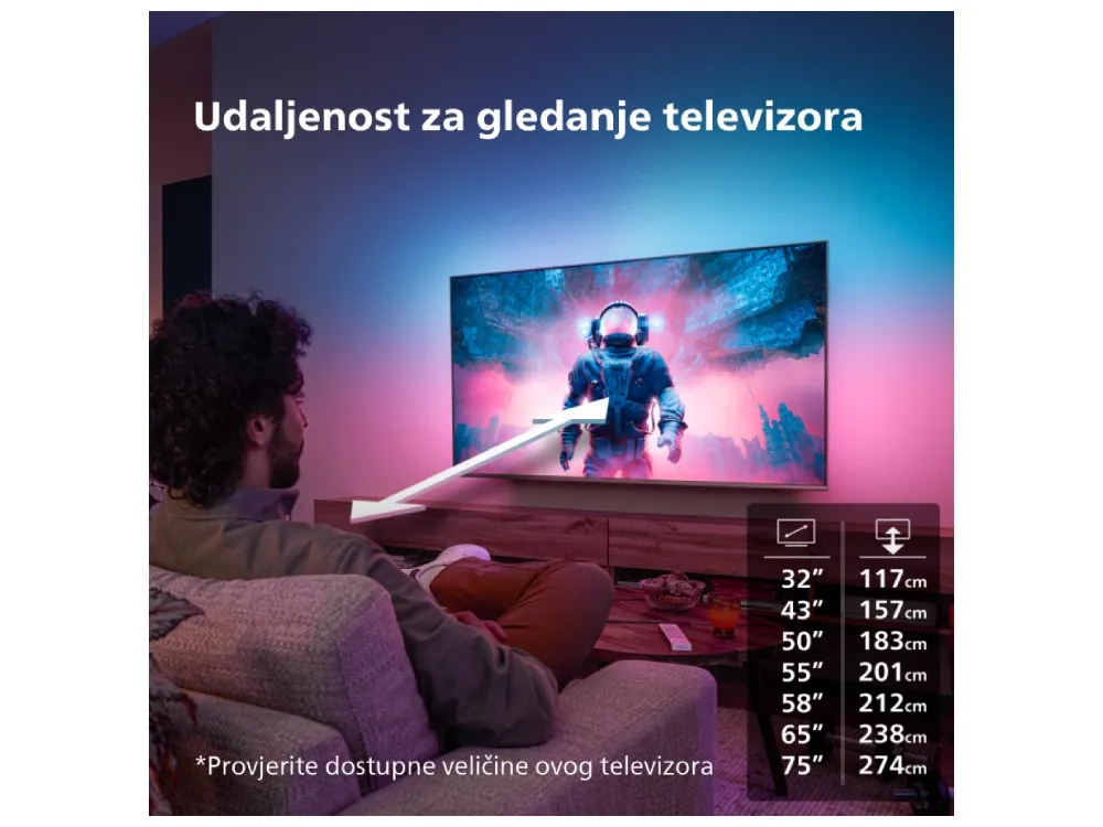 Televizor Philips 43PUS8118/12 LED UHD 4K SMART TV Ambilight