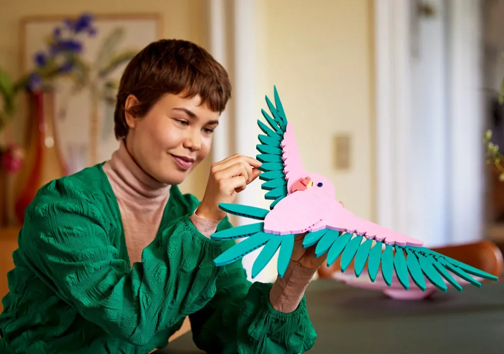 Set LEGO kocke Art The Fauna Collection Macaw Parrots (31211)