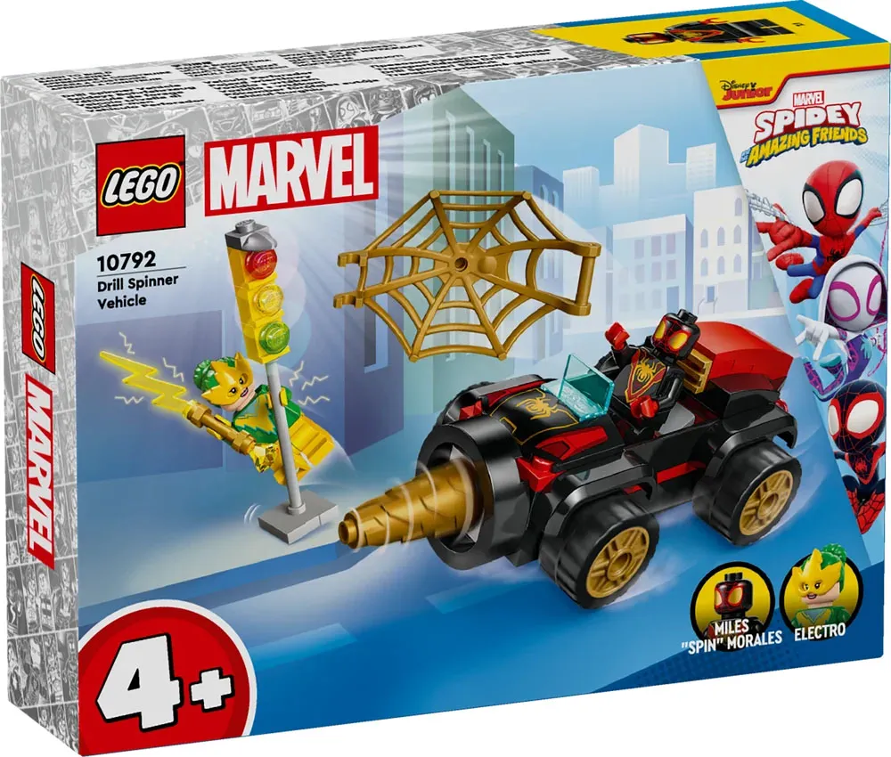Set LEGO kocke Super Heroes Marvel Spidey Drill Spinner Vehicle (10792)