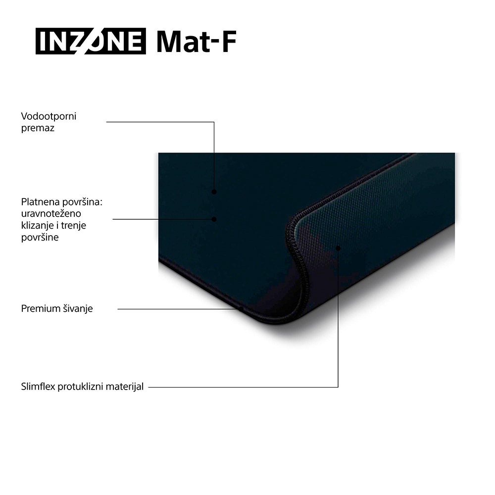 Gaming podloga za miš SONY INZONE Mat-F 900 crna