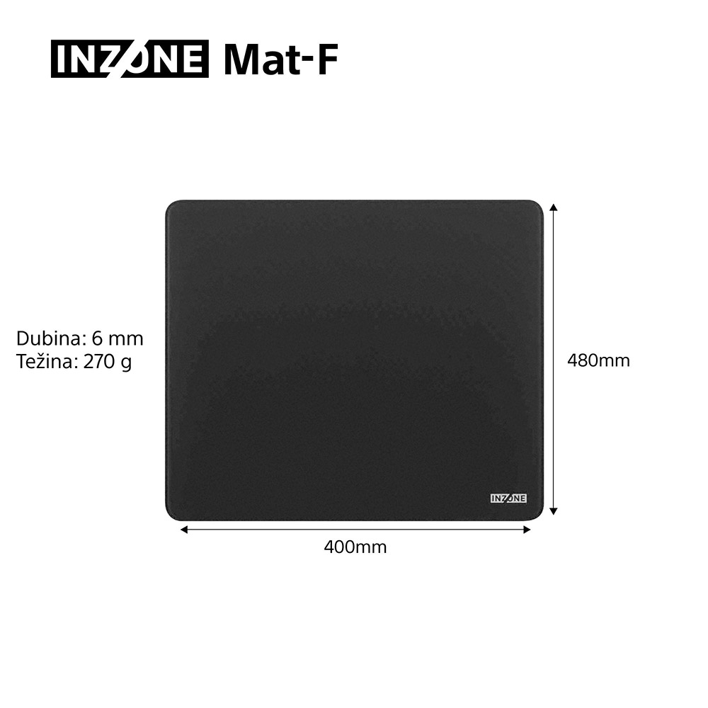 Gaming podloga za miš SONY INZONE Mat-F 900 crna