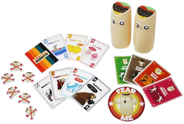 Društvena igra Throw Throw Burrito A Dodgeball Card Game