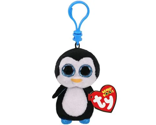 Privjesak plišani TY Beanie Boos WADDLES - penguin TY 36505