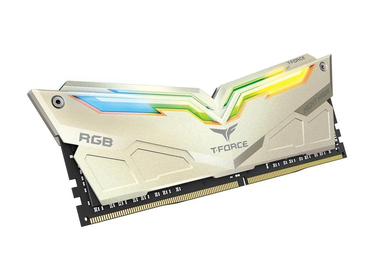 RAM memorija za PC Team Group Night Hawk Legend Gold RGB DDR4 16GB (2x8GB) 3200MHz CL14 1.35V TF7D416G3200HC14ADC01