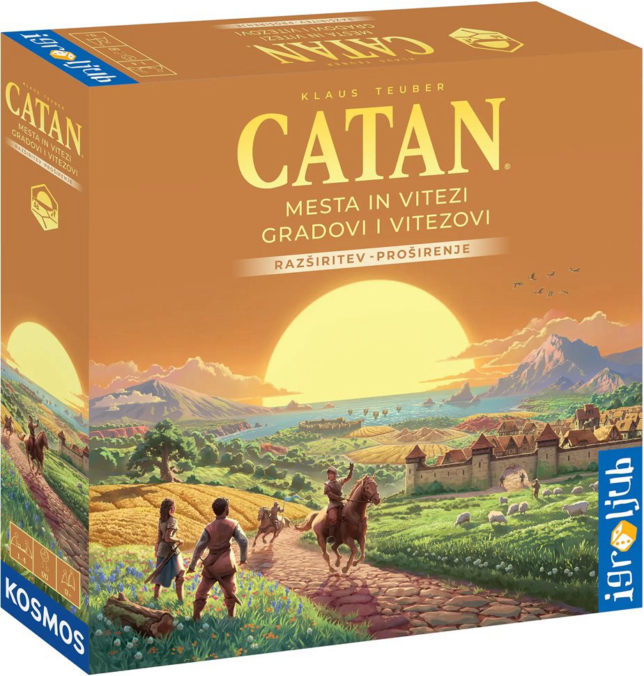 Dodatak za društvenu igru Kosmos Settlers of Catan ekspanzija Gradovi i vitezovi (HR)